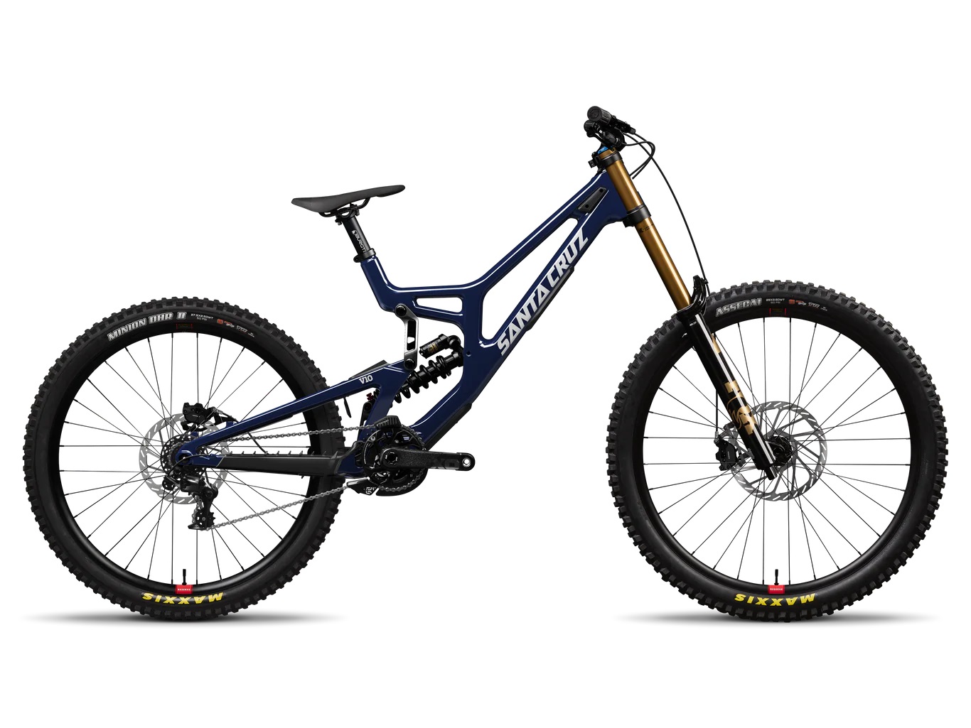 Santa Cruz V10 Carbon CC DH X01  Gloss Liquid Blue Modell 2027