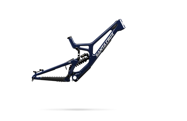 Santa Cruz V10 Carbon CC V.8 Gloss Liquid Blue Rahmen Modell 2027